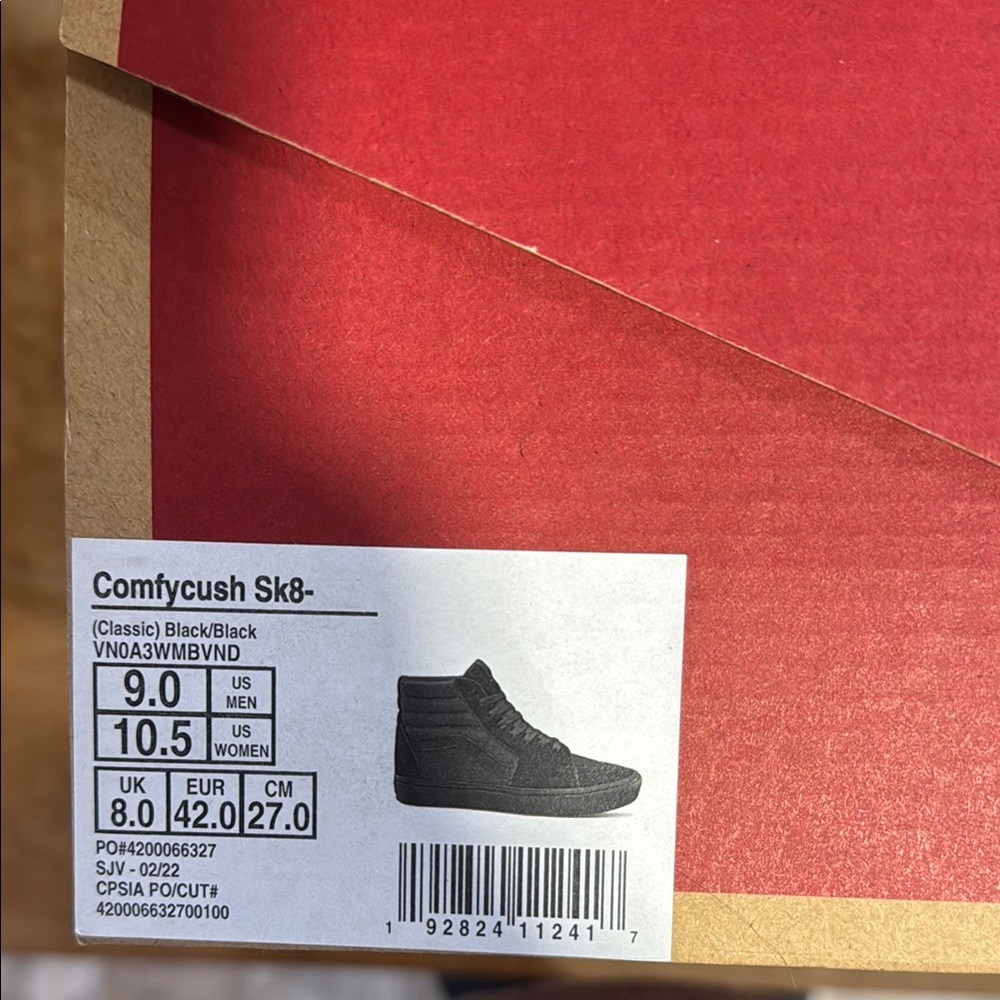 Vans ComfyCush Sk8-Hi Black